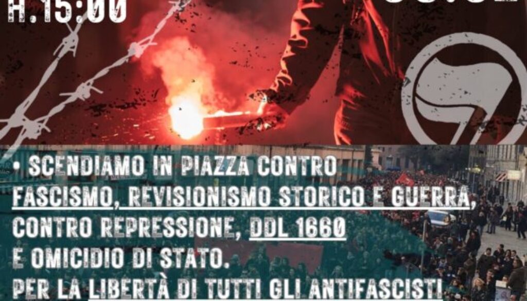 corteo antifascista 8feb25