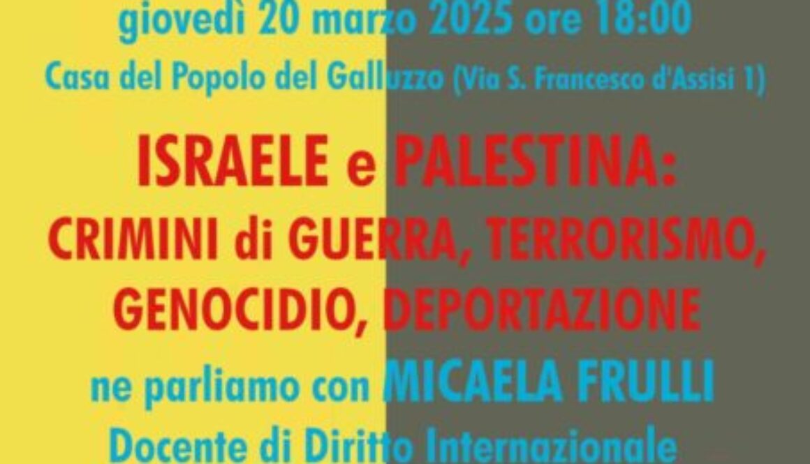 Palestina al galluzzo